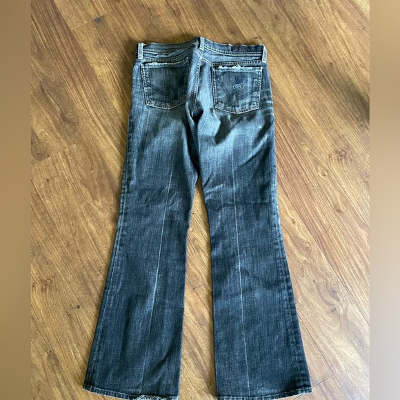 Citizen of humanity Ingrid flare black washed jeans size 27- inseam 32 - Picture 5 of 5